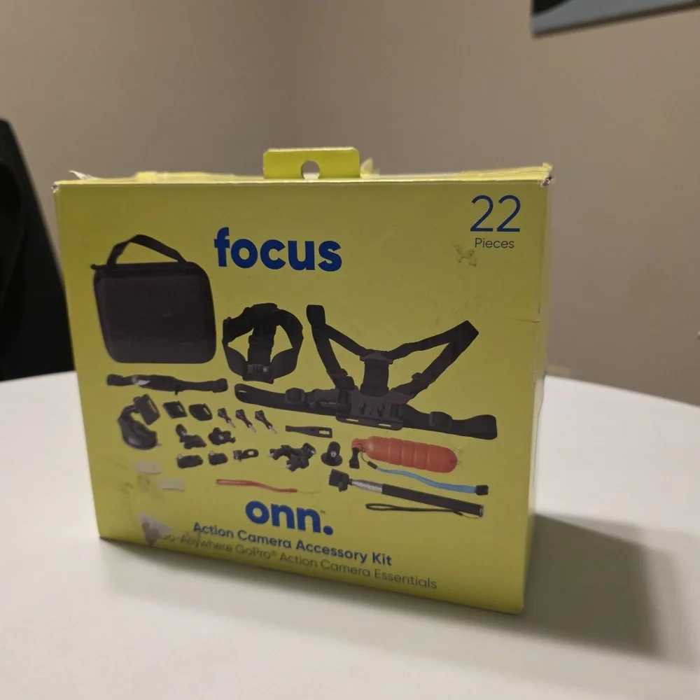 Focus Onn Action Camera Accessory Kit- Essentials for GoPro® & Other Action Cams